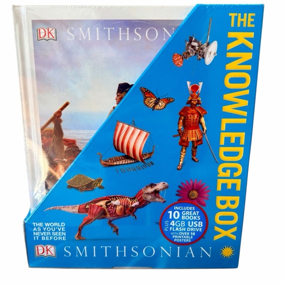 Smithsonian DK The Knowledge Box- Set of 10 Books Thumb Drive SEALED NEW - Picture 3 of 8